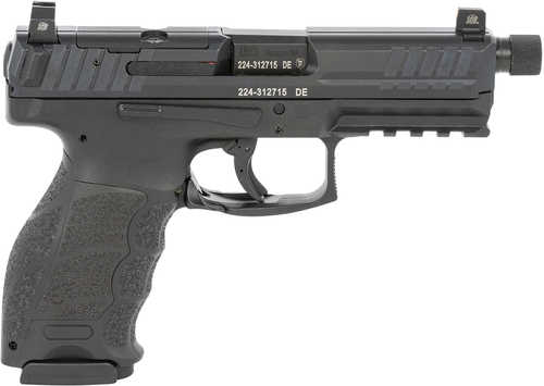 Heckler & Koch VP9 Tactical Optic Ready Striker Fired Semi-Auto Pistol 9mm Luger 4.7" Threaded Barrel (3)-17Rd Magazines Night Sights Right Hand Black Polymer Finish