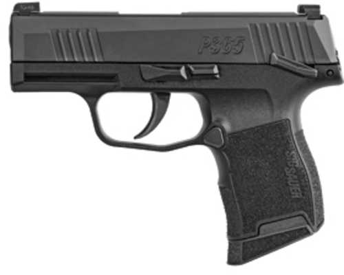 Sig Sauer P365 Sub-Compact Striker Fired Semi-Auto Pistol .380 ACP 3.1" Barrel (2)-10Rd Magazines SIGLITE Night Sights Manual Safety Black Nitron Polymer Finish