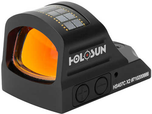 Holosun HS Pistol RDS 1X2 MOA Red Dot Black Anodized