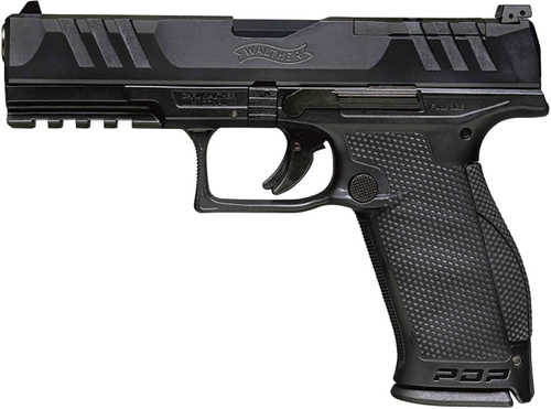Walther Arms PDP Optic Ready Pistol 9mm Luger 4.50" Barrel 10 Round Capacity Black Finish Cut Steel Slide