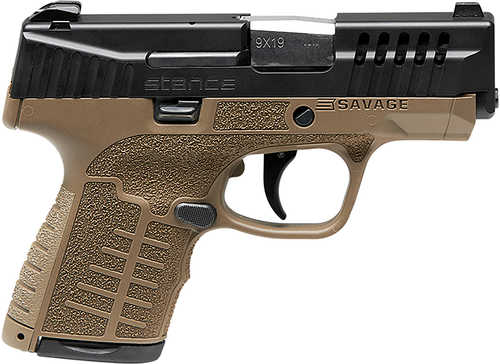Savage Arms Stance Pistol 9mm Luger with 3.2" Barrel, 10 Round Capacity, Flat Dark Earth Finish
