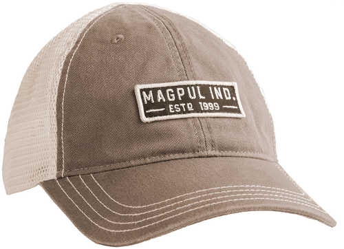 Magpul Mag1260-252 Established Garment Trucker Hat Driftwood Adjustable Snapback Osfa Embroidered Patch