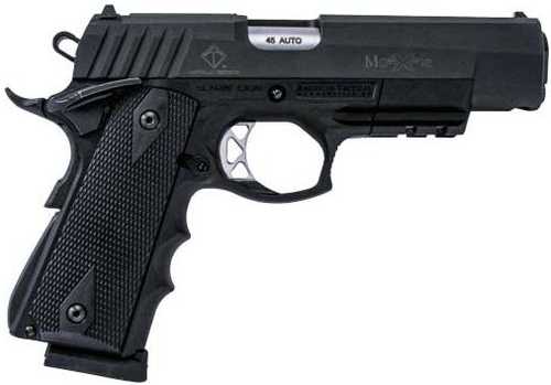 ATI FXH-45 Moxie Hybrid 1911-Style Semi-Auto Pistol .45 ACP 5.4" 416 Stainless Steel Match Grade Barrel (1)-8Rd Magazine Fiber Optic Front Sight Right Hand Black Polymer Finish