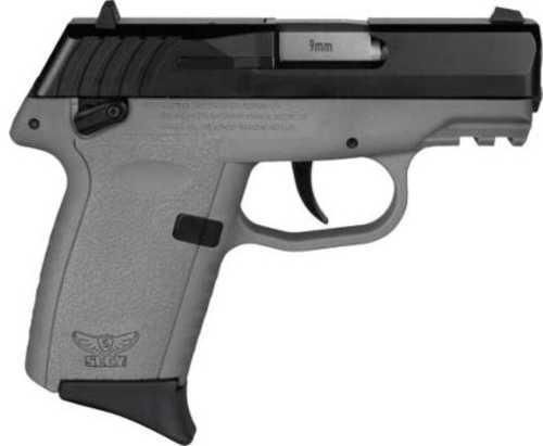 SCCY CPX1-CB Gen3 Semi-Auto Pistol 9mm Luger 3.1" Barrel (2)-10Rd Magazines Adjustable Sights Black Flat Top Slide Sniper Grey Polymer Finish