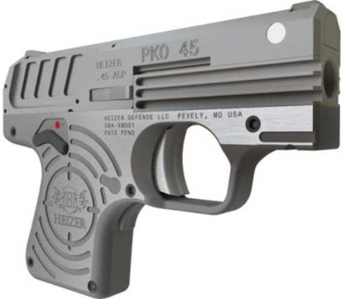 Heizer Defense PKO45 Semi-Auto Pistol .45 ACP 2.75" Aerospace Stainless Steel Barrel (1)-5Rd Flush Fit & (1)-7Rd Extended Magazines Fixed Sights Finish