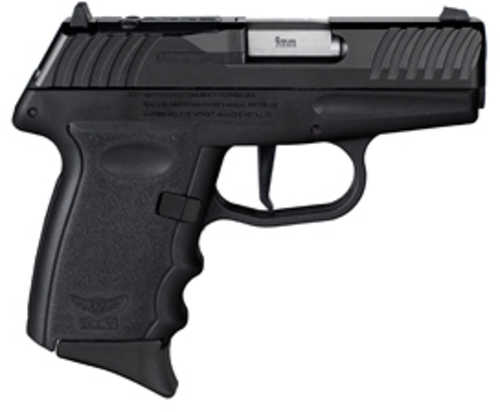 SCCY DVG-1 Compact Striker Fired Semi-Auto Pistol 9mm Luger 3.1" Barrel (1)-10Rd Magazine Blade Front/Adjustable Rear Sights Optic Ready Matte Black Polymer Finish
