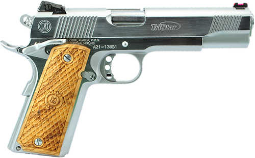 TriStar American Classic Trophy 1911 Semi-Auto Pistol .45 ACP Chrome Finish-img-0