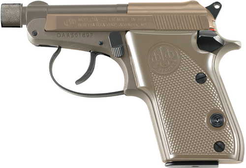 Beretta 21 Bobcat Covert Semi-Auto Pistol .22 Long Rifle Brown Finish-img-0