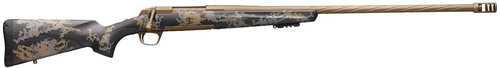 Browning X-Bolt Mountain Pro Long Range Bolt Action Rifle 7mm Remington Magnum 26" Sporter Barrel 3Rd Capacity Carbon Fiber Stock With Accent Graphics Burnt Bronze Finish