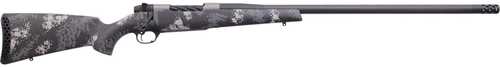 Weatherby Mark V Backcountry 2.0 Carbon Ti Bolt Action Rifle 6.5 Rebated Precision Mag 24" Fiber Barrel 4Rd Capacity Peak 44 Blacktooth with Gray & White Sponge Accents Stock Graphite Cerakote Finish