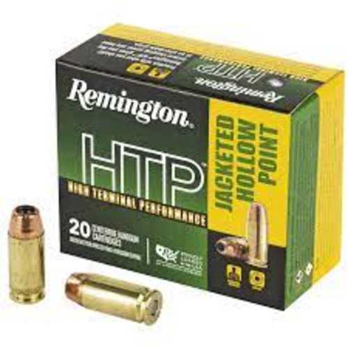40 S&W 20 Rounds Ammunition Remington 180 Grain Jacketed Hollow Point