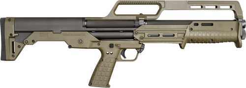 Click to see larger image. Kel-Tec KS7 KSG Pump Action Shotgun 12 Gauge 3" Chamber 18.5" Barrel 7Rd Capacity Cross Bolt Safety Polymer Bullpup Stock Green Finish