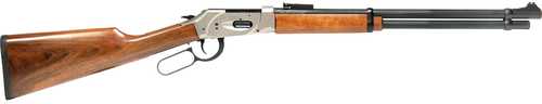 GForce Arms LVR410 Lever Action Shotgun .410 Gauge 2.5" Chamber 24" Barrel 9Rd Capacity Hiviz Front Sight & Adjustable Rear External Hammer Firing System Turkish Walnut Stock Nickel Cerakote Finish