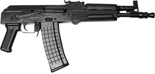 Pioneer Arms Hellpup Semi-Auto AK Pistol .223 Remington 11.73" Barrel (2)-30Rd Magazines Adjustable Sights Synthetic Stock Black Steel Finish