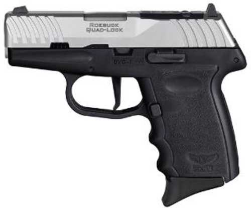 SCCY DVG-1 Striker Fired Semi-Auto Pistol 9mm Luger 3.1" Barrel (1)-10Rd Magazine Red Dot Optic Ready Stainless Steel Slide Black Polymer Finish