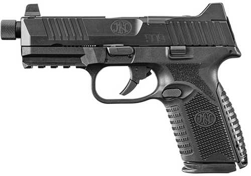 FN America FN 509 Midsize Tactical Double Action Only Semi-Auto Pistol 9mm Luger 4.5" Threaded Barrel (1)-24Rd & (1)-15Rd Magazines Suppressor-Height 3-Dot Night Sights Polymer Grips Black Applied Finish