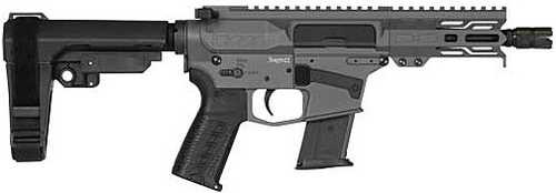 CMMG Inc. Pistol Banshee MK57 Semi-Auto 5.7x28mm 5" Barrel (1)-20Rd Magazine Black Polymer Grips Cerakote Tungsten Finish