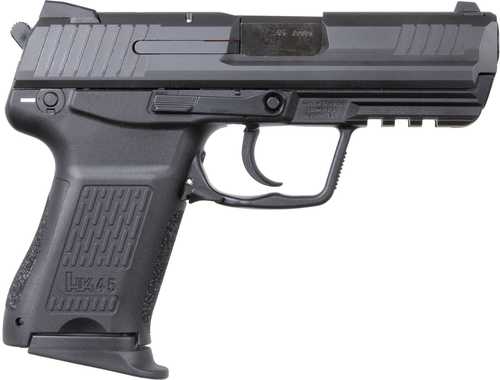 Heckler & Koch HK45 Compact Semi-Auto Pistol .45 Auto 4.57" Cold Hammer-Forged Polygonal Barrel (3)-8Rd Magazines Dovetail 1-Dot Front 2-Dot Rear Night Sights Black Polymer Finish