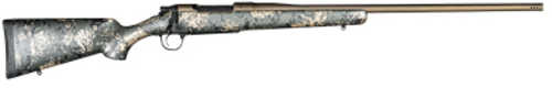 Christensen Arms Mesa FFT Bolt Action Rifle 6.5 Creedmoor 20" Threaded Stainless Steel Barrel 4Rd Capacity Green Carbon Fiber Sporter Stock With Black and Tan Accents Burnt Bronze Cerakote Finish