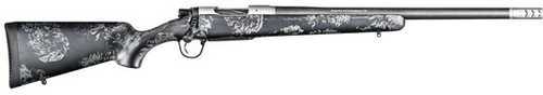 Christensen Arms Ridgeline Bolt Action Rifle 22-250 Remington 20" Carbon Fiber Wrapped SS Barrel 4Rd Capacity With Gray Accents Stock Stainless Steel Finish