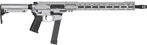 CMMG Rifle Resolute MKGS Semi-Automatic 9mm Luger 16.1" Barrel (1)-32Rd Magazine Ripstock Synthetic Butt Stock Cerakote Titanium Finish