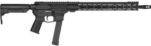 CMMG Rifle Resolute MKGS Semi-Automatic 9mm Luger 16.1" Barrel (1)-32Rd Magazine Ripstock Synthetic Butt Stock Armor Black Finish