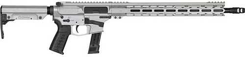 CMMG Rifle Resolute MK17 Semi-Automatic 9mm Luger 16.1" Barrel (1)-21Rd Magazine Black Synthetic Stock Cerakote Titanium Finish