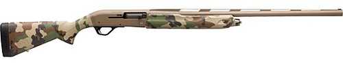 Winchester SX4 Hybrid Semi-Automatic Shotgun 12 Gauge 3.5" Chamber 26" Flat Dark Earth Vent Rib Barrel 4Rd Capacity Ambidextrous Safety TruGlo Front Sight Camouflage Synthetic Finish
