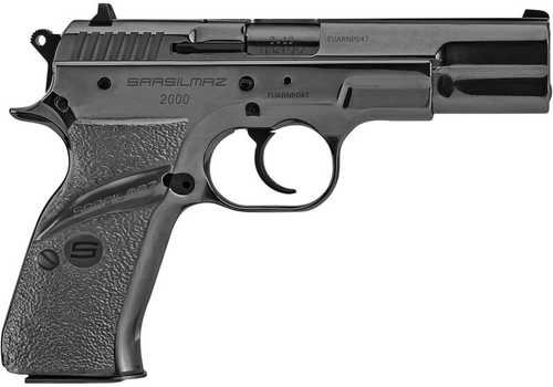 <span style="font-weight:bolder; ">SAR</span> USA Model 2000 9mm Luger Semi Auto Pistol 4.5" Barrel 17 Rounds Forged Steel Frame Matte Black Finish