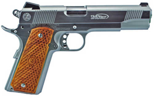 American Classic II 1911 Single Action Only Semi-Automatic Full Size Pistol 9mm Luger 5" Barrel (1)-9Rd Magazine Novak-Style Sights Wood Grips Chrome Finish