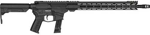 CMMG Resolute MK17 Semi-Automatic Rifle 9mm Luger 16.1" Barrel (1)-21Rd Magazine Ambidextrous Controls Cerakote Armor Black Synthetic Finish