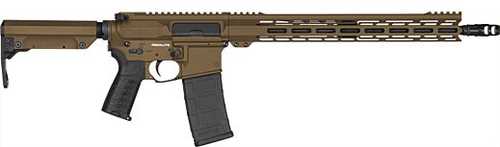CMMG Resolute MK4 Semi-Automatic Rifle .300 AAC Blackout 16.1" Barrel (1)-30Rd Magazine Ambidextrous Controls Syntheitc Stock Cerakote Midnight Bronze Finish