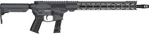 CMMG Resolute MK17 Semi-Automatic Rifle 9mm Luger 16.1" Barrel (1)-21Rd Magazine Ambidextrous Controls Synthetic Stock Cerakote Sniper Grey Finish