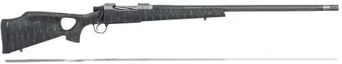 Christensen Arms Summit TI Full Size Bolt Action Rifle .300 PRC 26" Stainless Steel Carbon Fiber Wrapped Barrel 3Rd Capacity Integrated Base Black Fixed Thumbhole Stock With Gray Webbing Natural Titanium Finish
