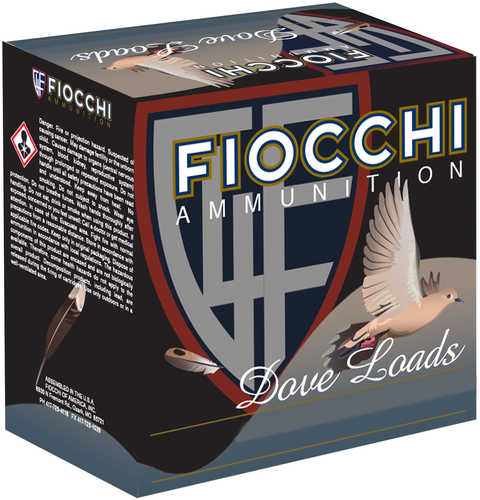 12 Gauge 25 Rounds Ammunition Fiocchi Ammo 2 3/4" 1 oz Lead #7.5