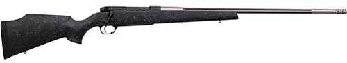 Weatherby Mark V Accumark Bolt Action Rifle .340 Magnum 26" Fluted #3 Contour Barrel 3Rd Capacity Black Synthetic Stock Stainless Finish