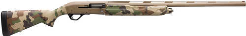 Winchester Guns SX4 Hybrid Hunter Semi-Automatic Shotgun 20 Gauge 3" Chamber 28" Back-Bored Vent Rib Barrel 4Rd Capacity TruGlo Fiber Optic Front Sight Woodland Camouflage Synthetic Stock Flat Dark Earth Finish