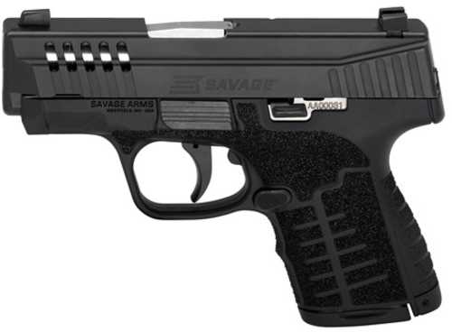 Savage Arms Stance MC9 Semi-Automatic 9mm Luger 3.2" Barrel (1)-7Rd & (1)-10Rd Magazines TruGlo Night Sights Polymer Grips Matte Black Finish