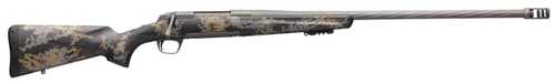 Browning X-Bolt Mountain Pro Long Range Bolt Action Rifle .300 <span style="font-weight:bolder; ">PRC</span> 26" Sporter Tungsten Cerakote Barrel (1)-3Rd Magazine Drilled & Tapped Black Carbon Fiber Stock With Gray And Tan Accents Finish