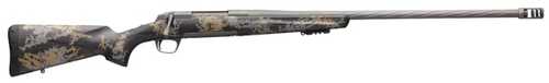 Click to see larger image. Browning X-Bolt Mountain Pro Long Range Bolt Action Rifle .300 PRC 26" Sporter Tungsten Cerakote Barrel (1)-3Rd Magazine Drilled & Tapped Black Carbon Fiber Stock With Gray And Tan Accents Finish