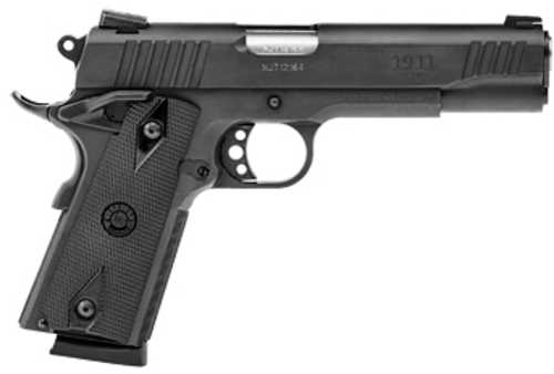 Taurus PT1911 Single Action Only Full Size Semi-Automatic Pistol .45 ACP 5" Barrel (1)-8Rd Magazine Novak Drift-Adjustable Sights Rubber Grips Blued Steel Finish