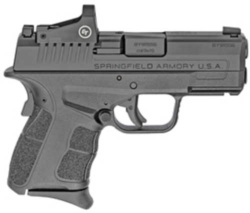 Springfield XDS Mod.2 OSP Sub-Compact Striker Fired Semi-Automatic Pistol 9mm Luger 3.3" Barrel (5)-9Rd Magazines White Dot Front & Serrated Rear Sights Crimson Trace Red Dot Included Black Melonite Finish