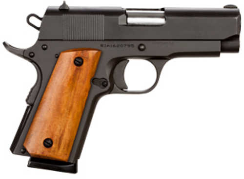 Armscor GI Standard CS 1911 Officer Size Semi-Automatic Pistol .45 ACP 3.5" Barrel (1)-7Rd Magazine Fixed Sights Wood Grips Black Parkerized Finish