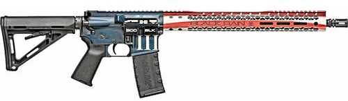 Black Rain Ordnance Spec+ Patriot Semi-Automatic Rifle .300 AAC Blackout 16" Barrel (1)-30Rd Magazine Magpul Moe Grips And Stock Salt Bath Nitride Coated Betsy Ross Flag Finish