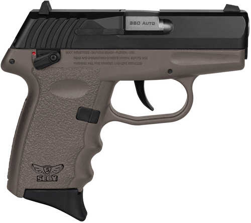 SCCY Industries CPX-4 Double Action Only Semi-Automatic Pistol .380 ACP 2.96" Barrel (2)-10Rd Magazine Contrast Sights Serrated Black Nitride Stainless Steel Slide Flat Dark Earth Polymer Finish