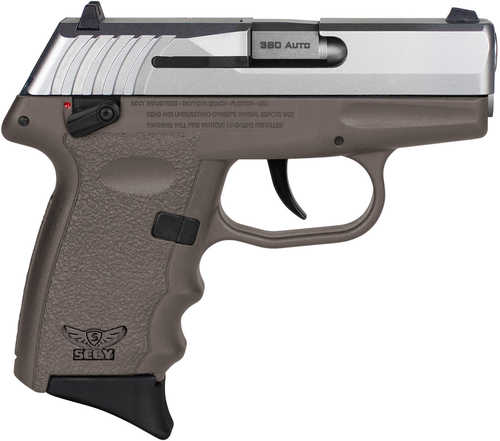 SCCY Industries CPX-4 Double Action Only Semi-Automatic Pistol .380 ACP 2.96" Barrel (2)-10Rd Magazine Contrast Sights Serrated Stainless Steel Slide Flat Dark Earth Polymer Finish