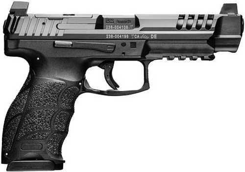 Heckler & Koch VP9L-B Push Button Striker Fired Double Action Only Semi-Automatic Pistol 9mm Luger 5" Barrel (2)-10Rd Magazines Fixed Sights Ambidextrous Controls Black Polymer Finish