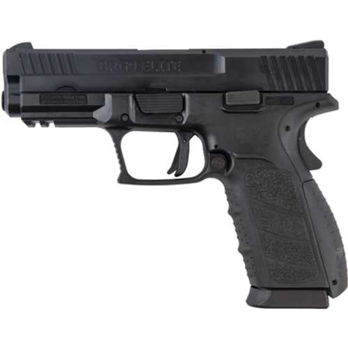 Buffalo Cartridge Company BRG9 Single Action Semi-Automatic Pistol 9mm Luger 4" Barrel (2)-16Rd Magazines 3-Dot Fixed Sights 3 Interchangeable Backstraps Black Polymer Finish