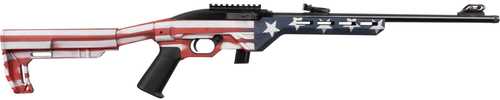 Citadel Trakr SA Bolt Action Rifle .22 Long 18" Rifled Barrel (1)-10Rd Magazine Fiber Optic Front And Rear Sights Synthetic Stock American Flag Cerakote Finish