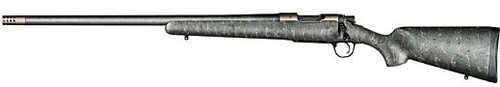 Christensen Arms Ridgeline FFT Full Size Bolt Action Rifle .300 Winchester Magnum 22" 416R S/S Aerograde Carbon Fiber Wrapped Barrel 3 Round Capacity Green Stock With Black And Tan Accents Burnt Bronze Finish